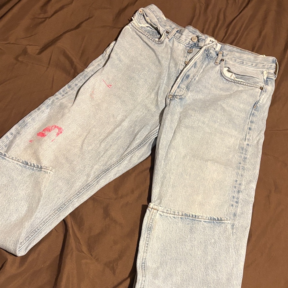 Agolde Light Blue Boot Cut Jeans